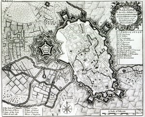 Plano de Lisle, 1736 de Thomas Lediard
